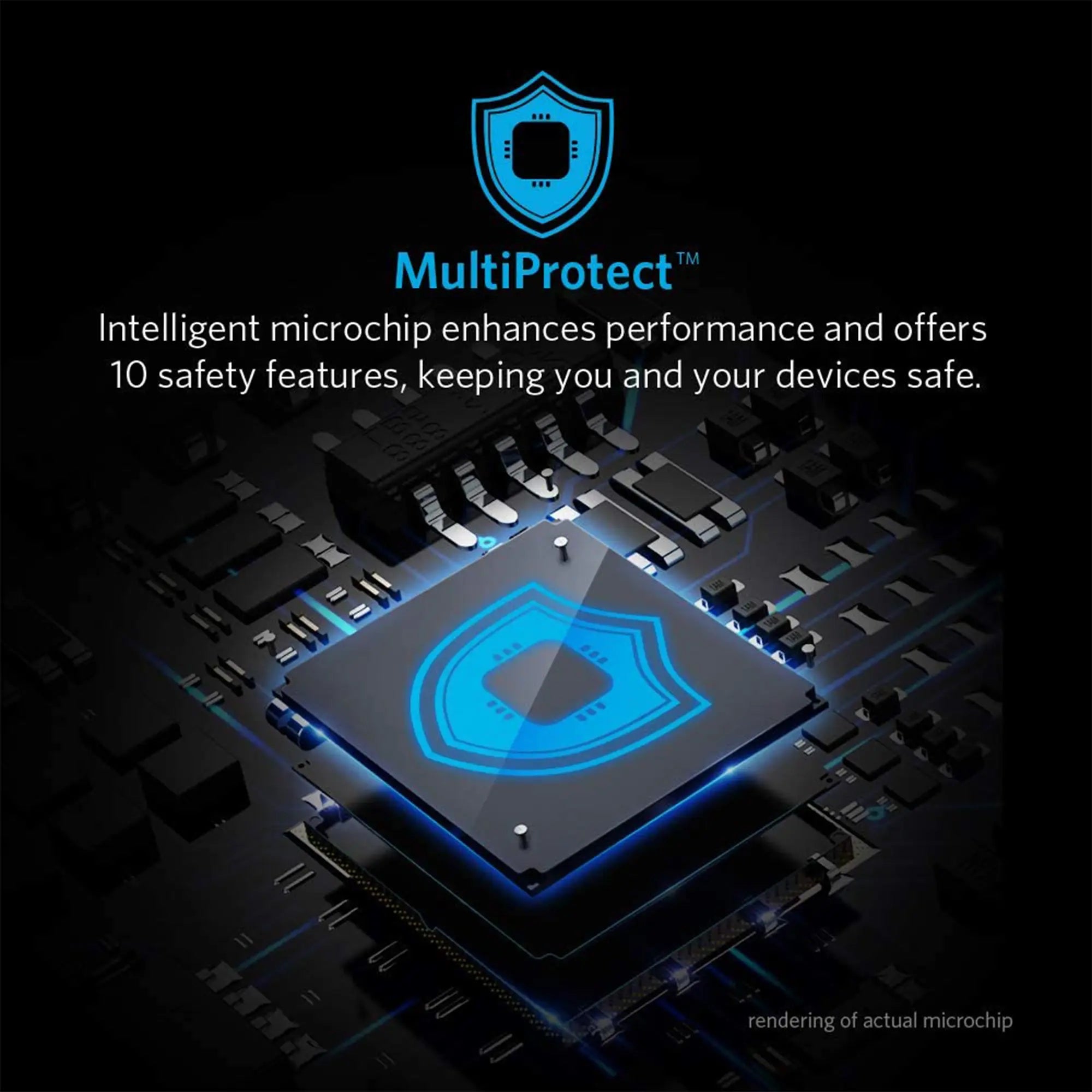 MultiProtect microchip for VR safety features and device protection.