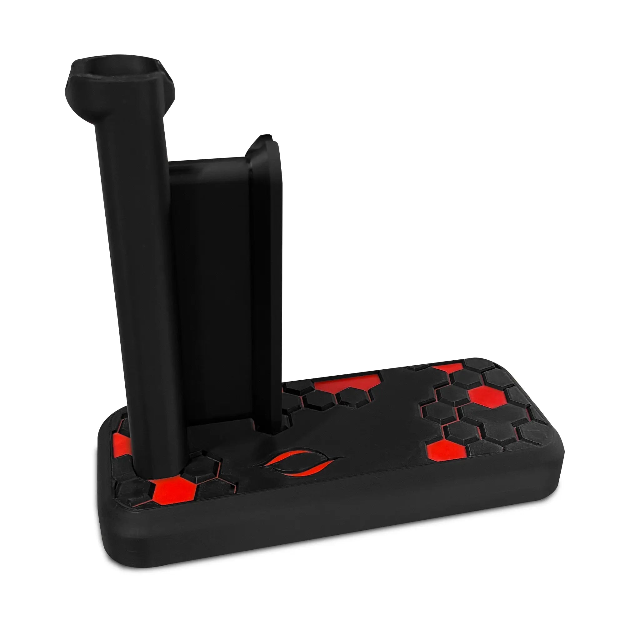 Olen VR Hybrid VR Gun Stock Stand in Red Hex Side View