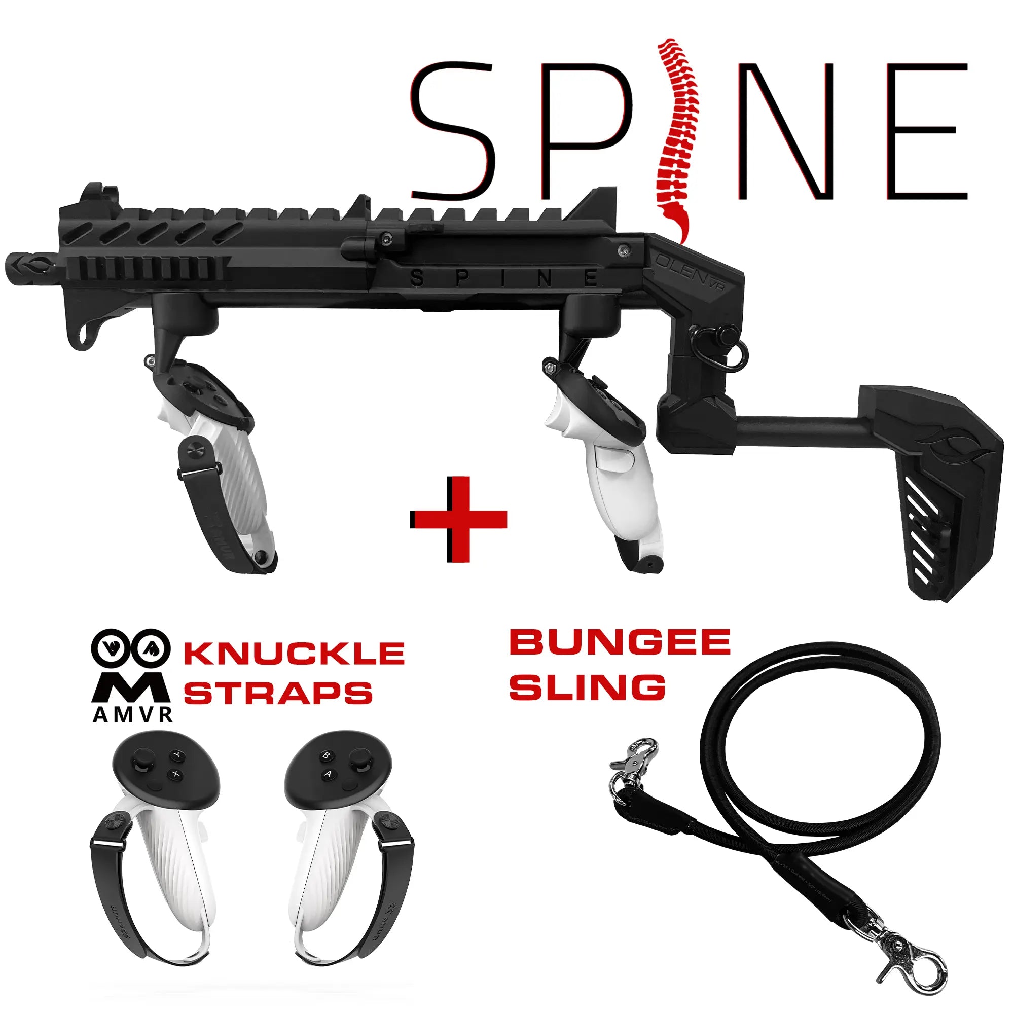 SPINE VR Gun Stock Essential Pack for Meta Quest 3